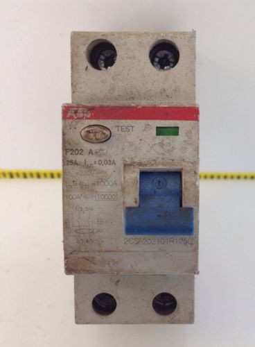 ABB 2 POLE 25AMP CIRCUIT BREAKER 2CSF202101R1250