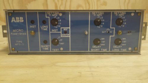 ABB Micro Power Shield MPS-5 trip unit 800A LSI