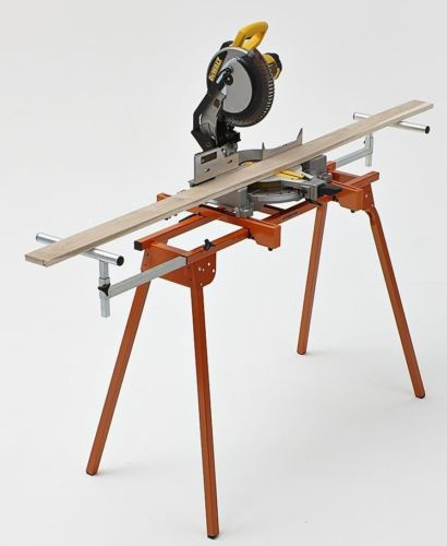 Universal Miter Saw Stand w/roller supports/u provide assembly bolts save $ chop