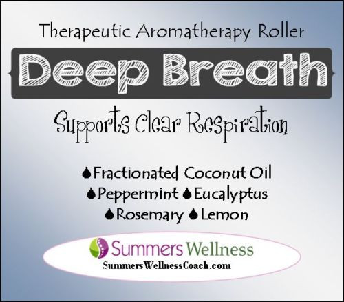 Aromatherapy DEEP BREATH: Supports Clear Respiration- Essential Oil Roller