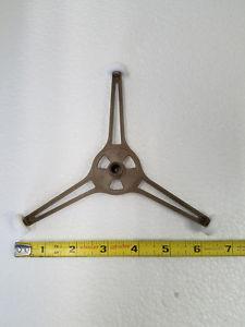 6 1/2" Microwave Support Roller Guide 1/2" Wheels 3 1/2" Center - Arm Tip 3 legs