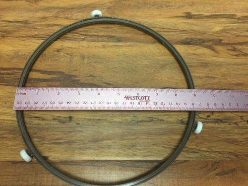 Microwave Oven Roller Ring Support Track 9" Ring, 9 3/4" W/wheels, 1/2" Wheel