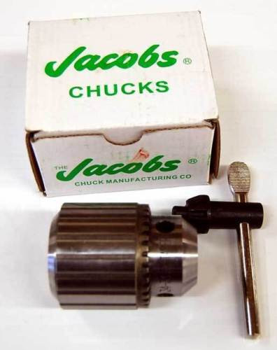 Jacobs Model 34-33 1/2" x 33JT H/D Plain Bearing Keyed Drill Chuck- TIR .004"