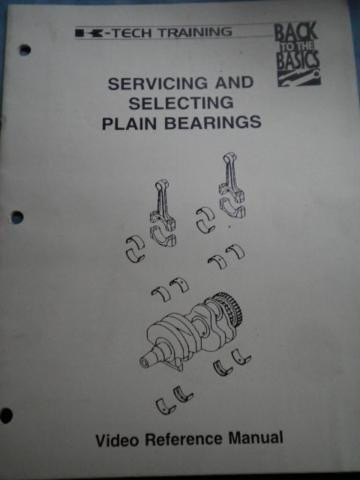 OEM K-Tech Training Servicing And Selecting Plain Bearing Video Refrence Manual