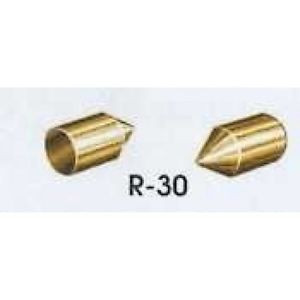 PECO R-30 Brass Plain End Axle Bearings x 50 '00' NewPk