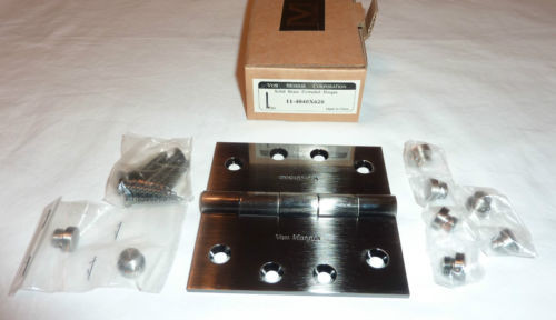 Von Morris 11-4040 X 620 Solid Brass Plain Bearing Hinge 4 x 4 PEWTER NEW in Box