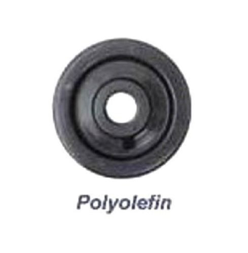Solid Polyolefin 6" x 2" Wheel 1-3/16" Bore (NO BEARING)  Plain Bore Solid Wheel