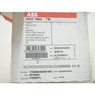 ABB T1N050TL CIRCUIT BREAKER *NEW IN BOX*