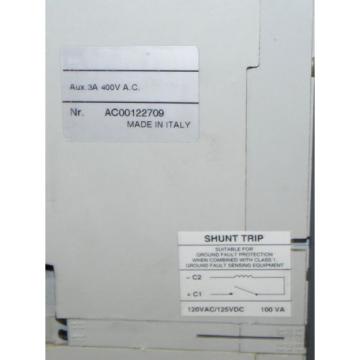 ABB SACE S6 CIRCUIT BREAKER SACE-PR211 3POLE UNIT TYPE S6H