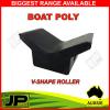 BOAT ROLLER POLY V BLOCK SUPPORT BOW ROLLER 110x74MM MARINE TRAILER BOAT PARTS #1 small image