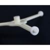 Microwave Oven Roller Guide Turntabe 3 Leg support 8&#034; diameter with wheels white #3 small image