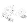 Mountfield S461R HP Petrol Roller Lawnmower Cutting Deck Parts 2012-2013 #1 small image