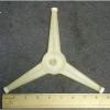 8 1/2 Triangle 1/2&#034; Post 1/4&#034; W 1/2&#034; T Microwave Oven Support Roller Guide Track #1 small image