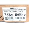 NIB CM SERIES 633 BALL BEARING PLAIN TROLLEY 3302 RATED LOAD 1/2 TON 500 KG. #1 small image