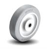 Colson Non Marking Gray Performa Soft Rubber Wheel 5&#034; x1-1/4&#034; with Plain Bearing #1 small image