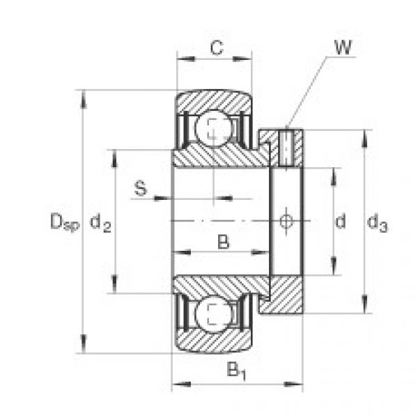 Radial insert ball bearings - RAE12-XL-NPP-B #1 image