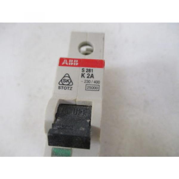 ABB S281-K2A CIRCUIT BREAKER *NEW NO BOX* #3 image