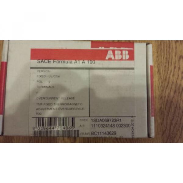 ABB A1A030TW-2 A1A A1A030TW2 SACE Formula 30A Circuit Breaker #3 image