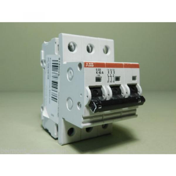 TESTED - ABB S223-K40 Breaker 240 VAC, 3 Pole, 40 Amp Circuit Breaker  K-40-A #1 image