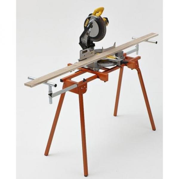 Universal Miter Saw Stand w/roller supports/u provide assembly bolts save $ chop #1 image