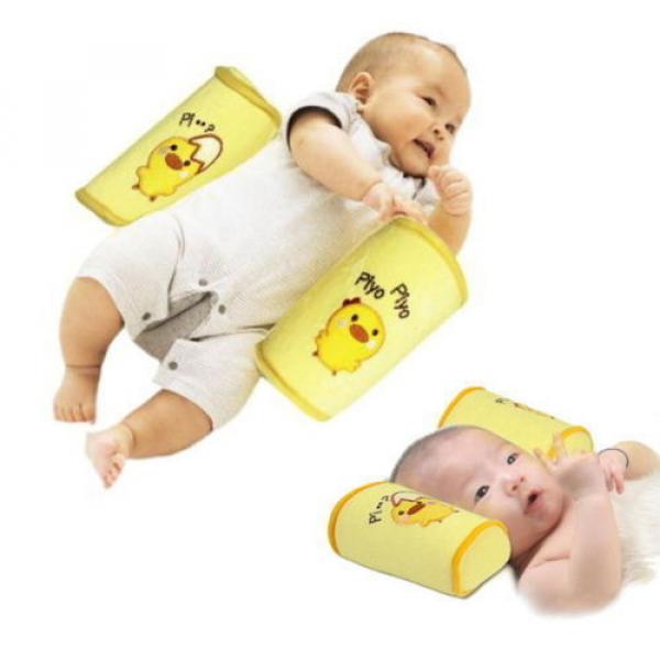 Comfortable Soft Baby Sleeping Adjustable Anti-Roller Flat Head Support Pillow #1 image