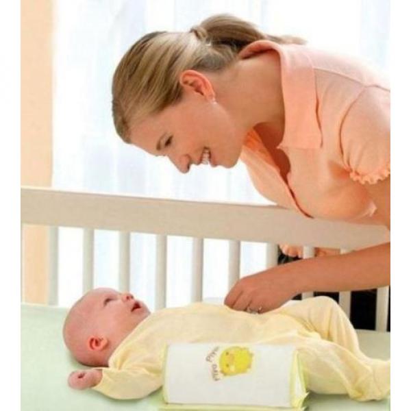 Comfortable Soft Baby Sleeping Adjustable Anti-Roller Flat Head Support Pillow #3 image