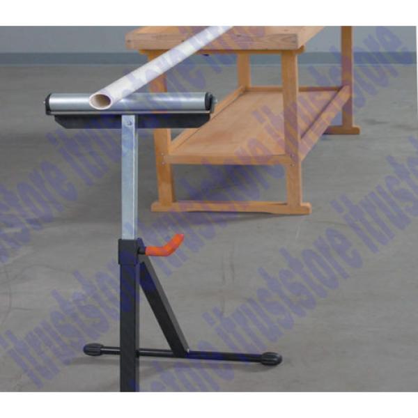 Folding Tool Wood Work Saw Material Support Roller Stand for Saws Rolling Pin #3 image