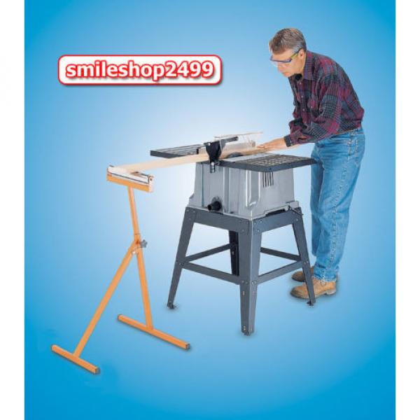 Adjustable Roller Stand Folding 150-lb Capacity Work Support Equipment Hand Tool #2 image