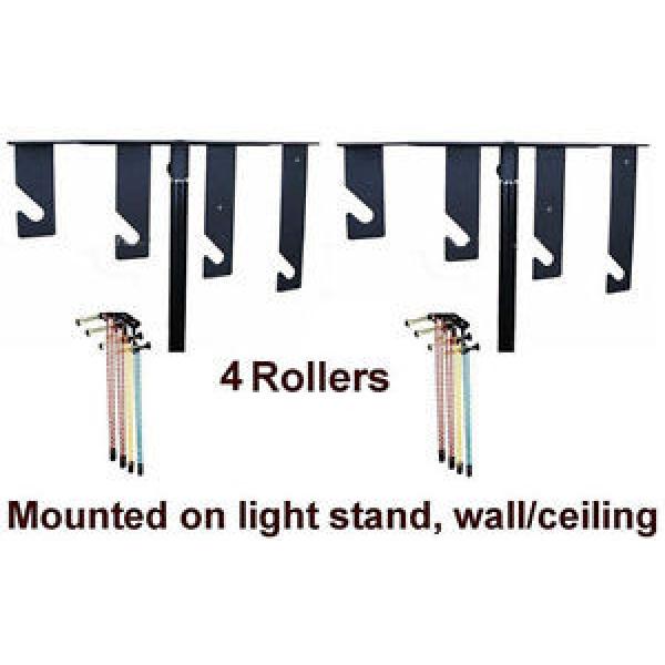 4-Roller manual Background Backdrop roller Support Drive System lifter  elevator #1 image