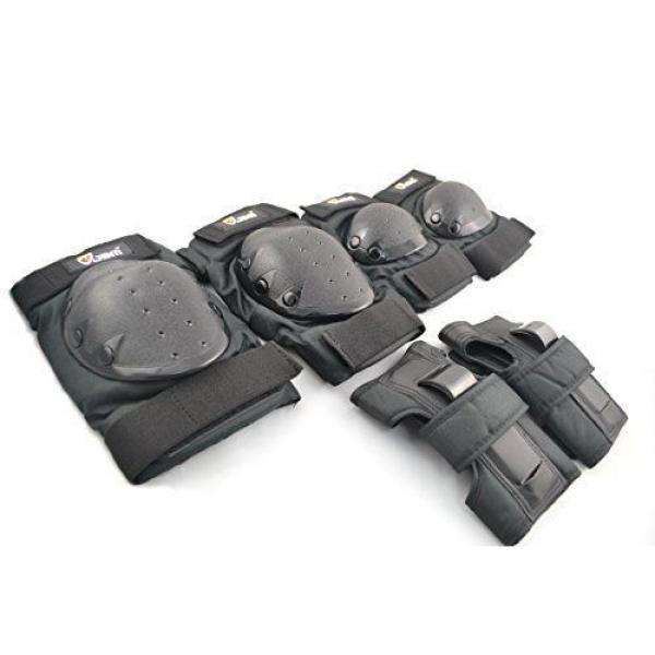Safety Gear Protective Knee Pad Safeguard Sports Elbow Wrist Support Set Roller #1 image