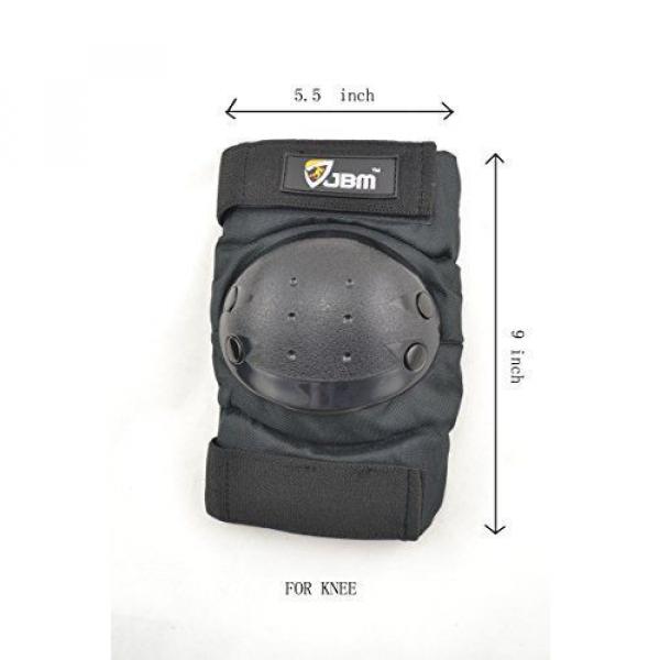 Safety Gear Protective Knee Pad Safeguard Sports Elbow Wrist Support Set Roller #5 image