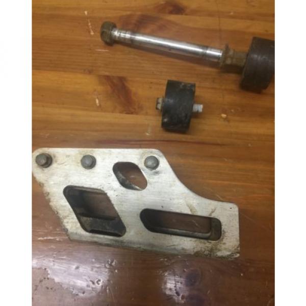 2002 HONDA CRF450R CRF 450R 450 CHAIN SUPPORT GUIDE THRUST SLIDER,roller #2 image