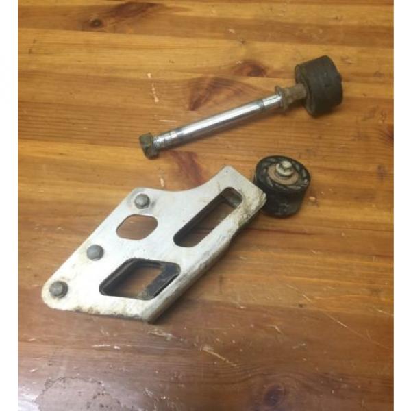 2002 HONDA CRF450R CRF 450R 450 CHAIN SUPPORT GUIDE THRUST SLIDER,roller #4 image