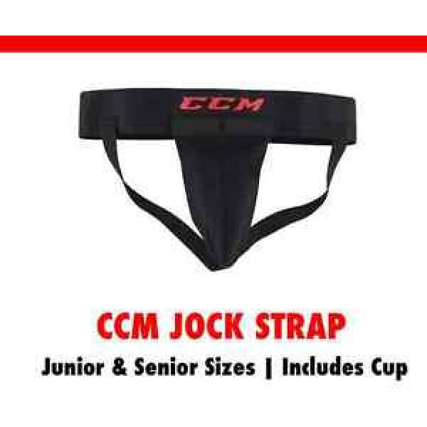 CCM Hockey Cup Jock Strap! New, Ice Roller Inline Hockey Jock Cup Support SR JR #1 image