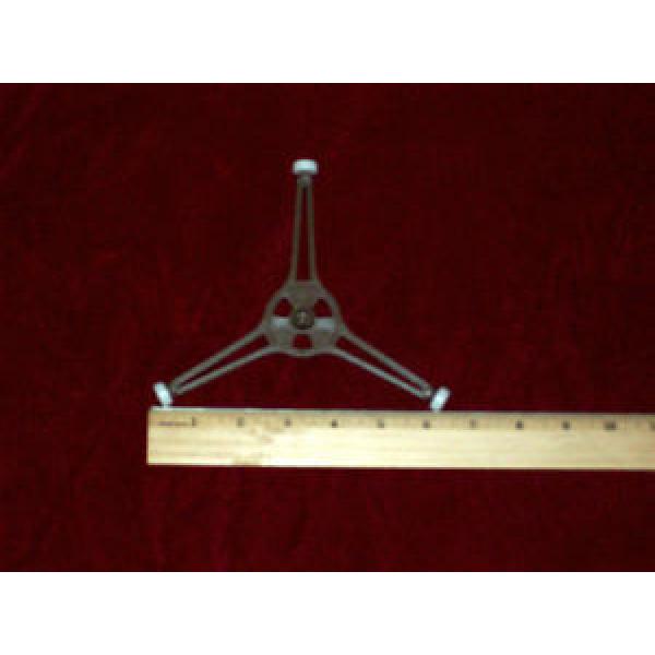 6&#034; Triangle 5/8&#034; Post  1/4&#034; W  5/8&#034; T  Microwave Oven Support Roller Guide Track #1 image