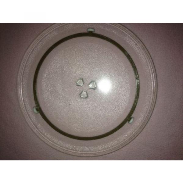 12 3/4 inches in overall Microwave Glass Tray  LG 1B71961H W/Roller Support ring #2 image