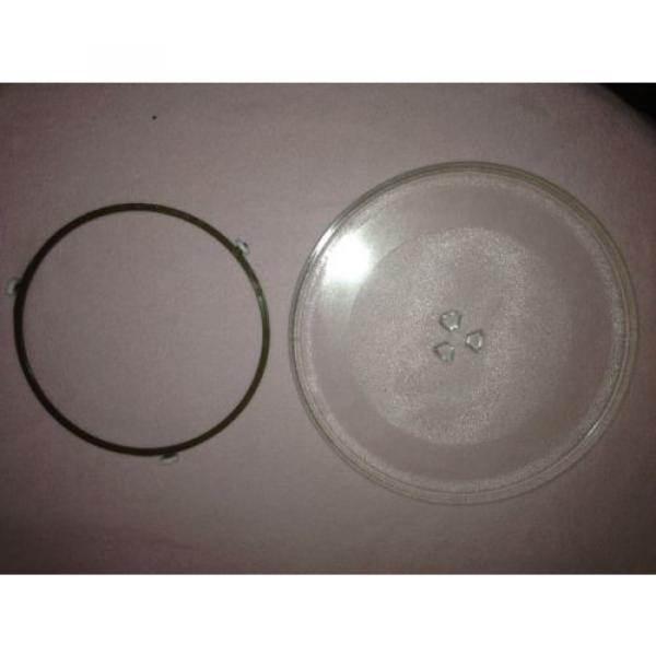 12 3/4 inches in overall Microwave Glass Tray  LG 1B71961H W/Roller Support ring #3 image