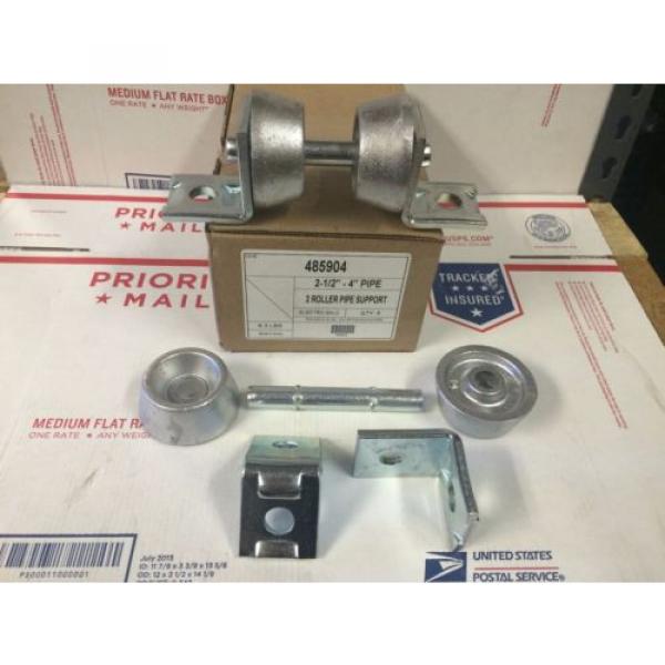 (485904) P2474 2-1/2&#034;- 4&#034; 2 Pipe Roller Supports for Unistrut Channel Qty. 2 #1 image