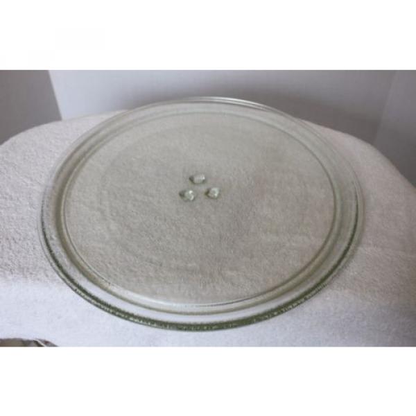 Microwave 13 3/8&#034; inch Glass Turntable Plate and  Roller Support Ring #1 image