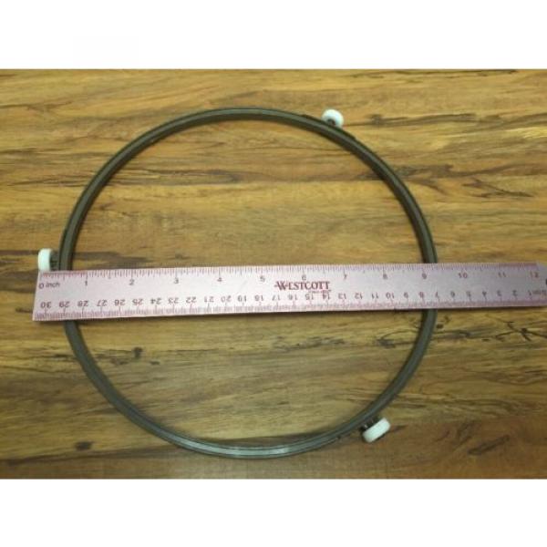 Microwave Oven Roller Ring Support Track 9&#034; Ring, 9 3/4&#034; W/wheels, 1/2&#034; Wheel #3 image