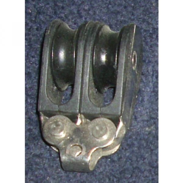 HOLT ALLEN HA4480 SMALL TWIN DOUBLE PULLEY SAILING BLOCK PLAIN BEARING 27mm #2 image