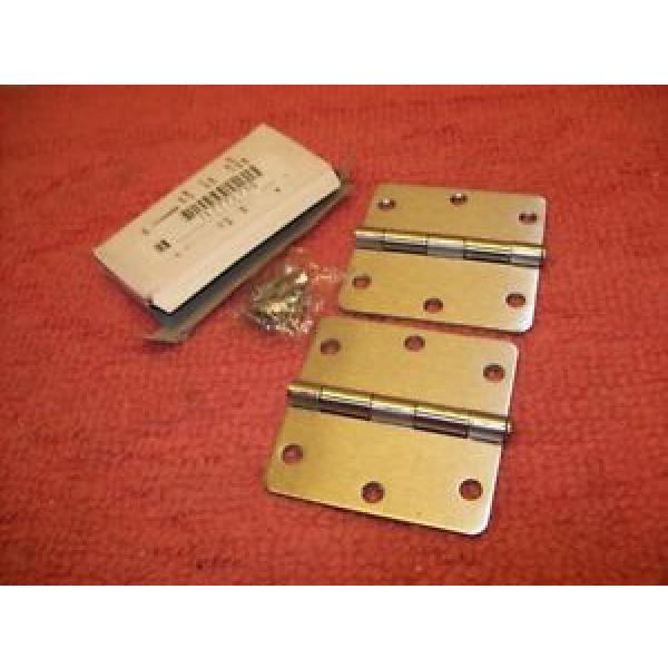 3.5&#034;in. x 3.5&#034;in. Brushed Chrome Plain Bearing Steel Hinge CP3535-R-26D (2-Pack) #1 image