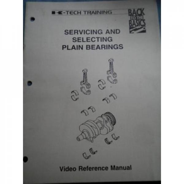OEM K-Tech Training Servicing And Selecting Plain Bearing Video Refrence Manual #1 image