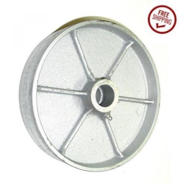 Steel Wheel  8&#034; Diameter  x  2&#034; Wide  1-3/16&#034; Plain Bore (NO Bearing)  820SS60 #2 image