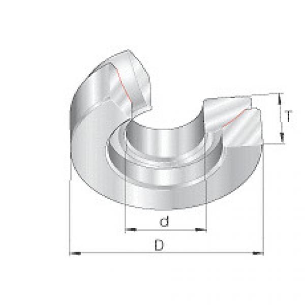 GE10-AW-A INA Axial spherical plain bearings GE..-AW, maintenance-free, to DIN I #1 image